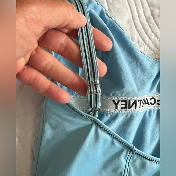 Authentic, blue Stella McCartney one piece swimsuit, no tag, but size Medium. - Picture 4 of 10